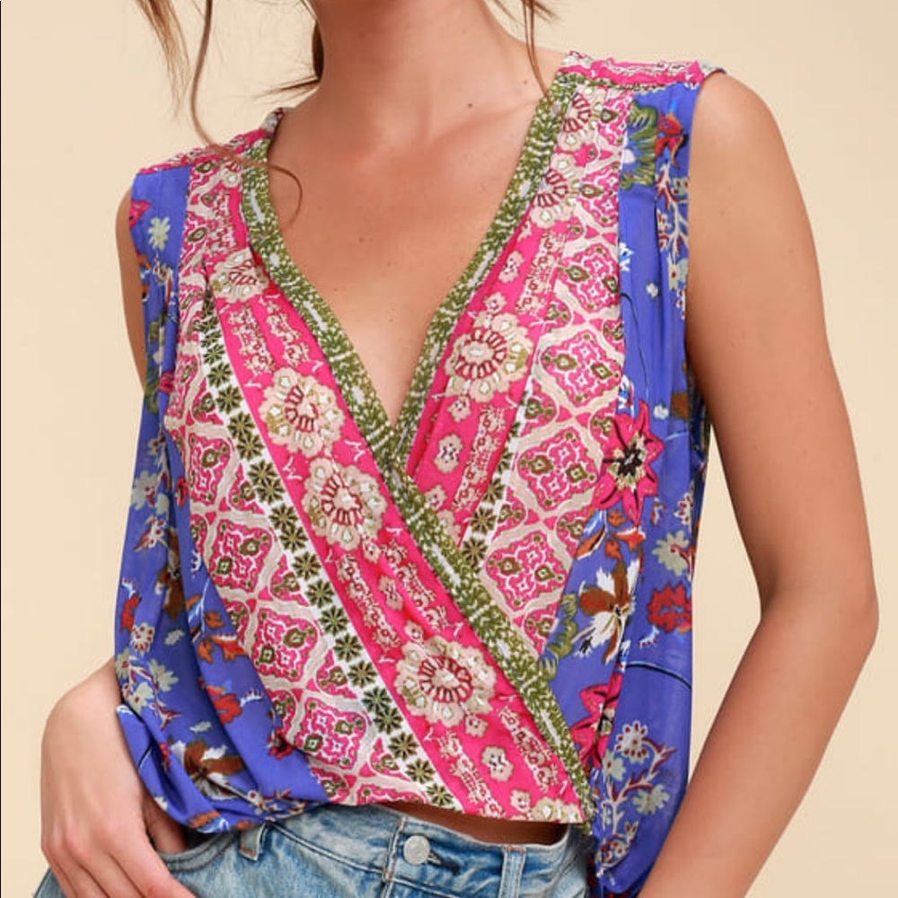 Free People Floral Top 🌸
